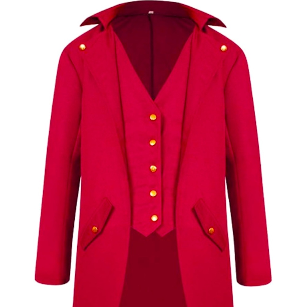 Men's Steampunk Vintage Style Tailcoat Gothic Victorian Coat Halloween Costume L